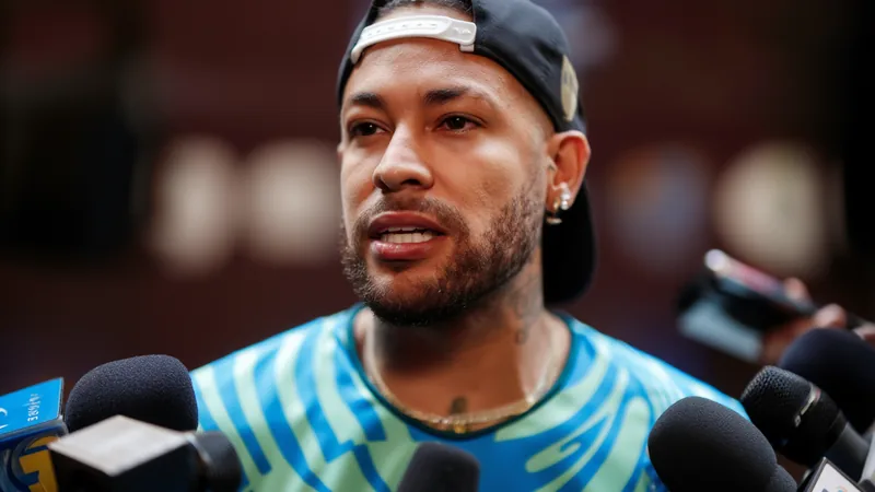 Neymar: I'm Not Thinking About Retirement Neymar speaking to the media about his future at Santos