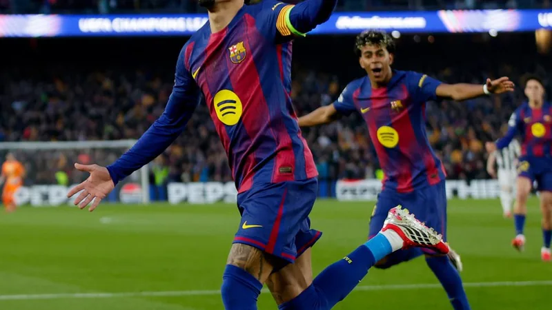 Raphinha in Barcelona kit, with Pedri and Eric Garcia, named interim captains.
