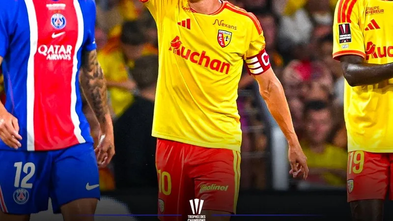 RC Lens Win French Super Cup Against PSG RC Lens players celebrating with the French Super Cup trophy after defeating Paris Saint-Germain. — latest news and analysis.