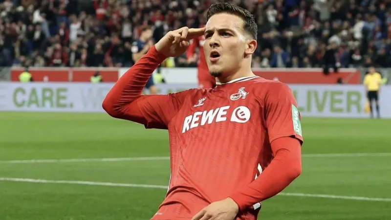 Said El Mala Signs New Köln Contract, Gets No. 10 Soccer player Said El Mala in Köln jersey with number 10