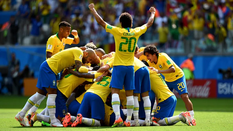 Brasilianische Spieler jubeln nach einem Tor im Hard Rock Stadium in Miami vor 65.000 Zuschauern — latest news and analysis.