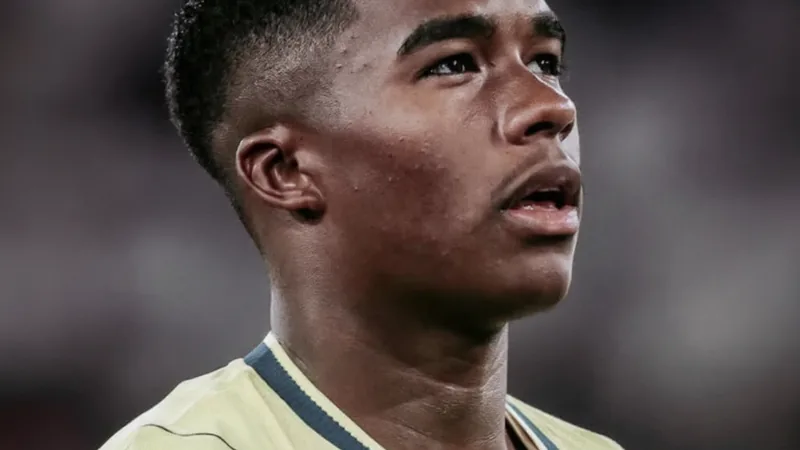 Brasilianischer Stürmer Endrick im Trikot von Real Madrid während eines Spiels im Estadio Santiago Bernabéu — latest news and analysis.