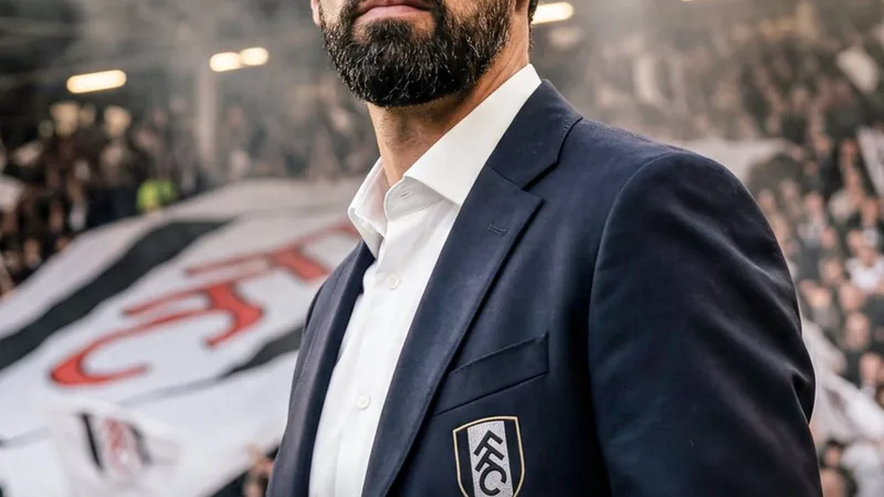 Álvaro Arbeloa wird Cheftrainer von Fulham bis 2029 — Football World Álvaro Arbeloa im Trainingsanzug von Fulham an der Seitenlinie eines Fußballplatzes, im Hintergrund das Stadion von Fulham
