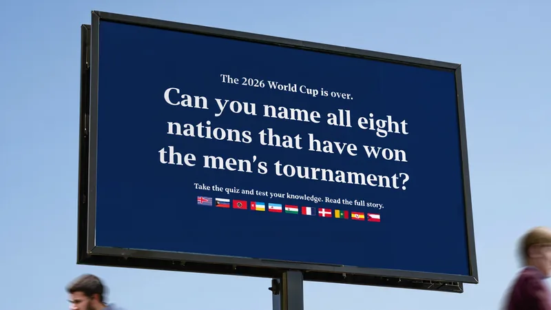 WM-Quiz: Alle Weltmeister nennen — Football World Cup News WM-Quiz: Können Sie alle Weltmeister nennen?