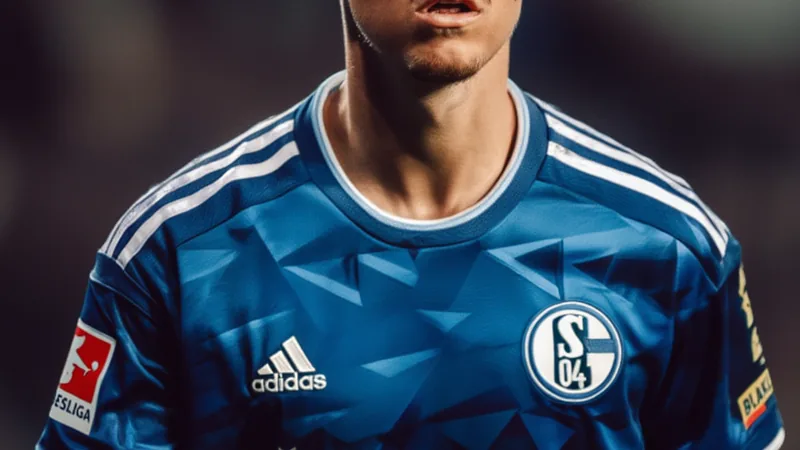 Jesper Lindstrøm wechselt zu Schalke 04 — Football World Cup News Jesper Lindstrøm im Trikot des SSC Neapel während eines Spiels, im Hintergrund die Stadionatmosphäre, bereit für den Wechsel zu Schalke 04.
