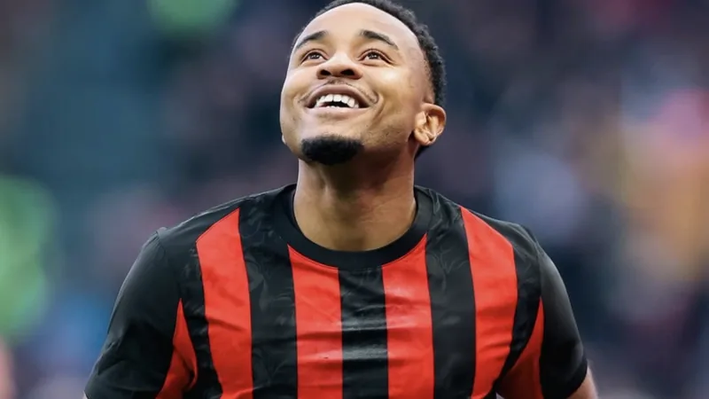Christopher Nkunku im Trikot des AC Mailand während eines Spiels im San Siro Stadion in Mailand. — latest news and analysis.