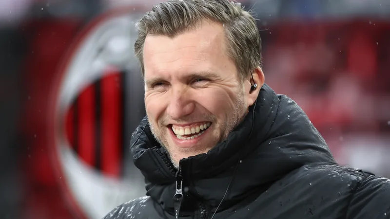 Markus Krösche, ejecutivo alemán, en el estadio del Eintracht Fráncfort durante un partido de fútbol — latest news and analysis.