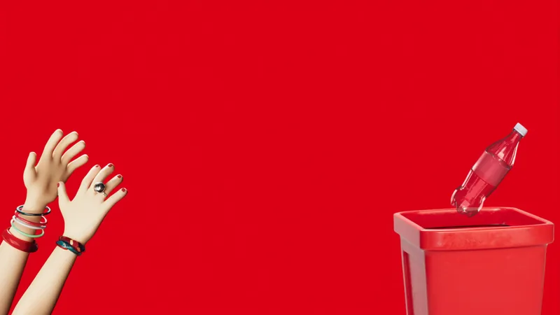 Coca-Cola y FIFA lanzan 'Cada Saque de Banda Cuenta' para el Mundial Botella de Coca-Cola y el trofeo de la Copa Mundial de la FIFA sobre un fondo verde con el logo de 'Cada Saque de Banda Cuenta'