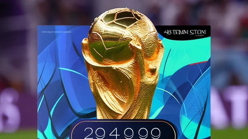 Mundial 2026 con 48 equipos comienza mañana — Football World Cup News Estadio Azteca en Ciudad de México iluminado con luces de colores y banderas de los países anfitriones ondeando en el exterior