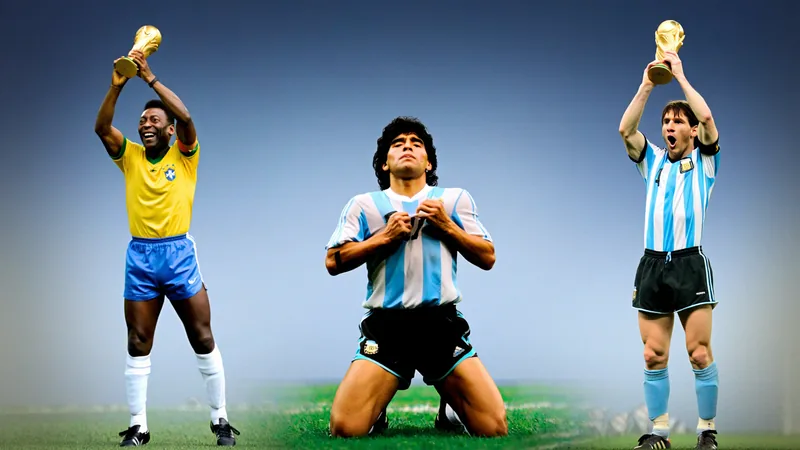 Messi, Maradona o Pelé: los 10 grandes leyendas del Mundial