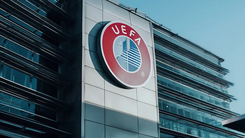 Sede de la UEFA en Nyon, Suiza, con la bandera de la UEFA ondeando al frente, en un día soleado. — latest news and analysis.
