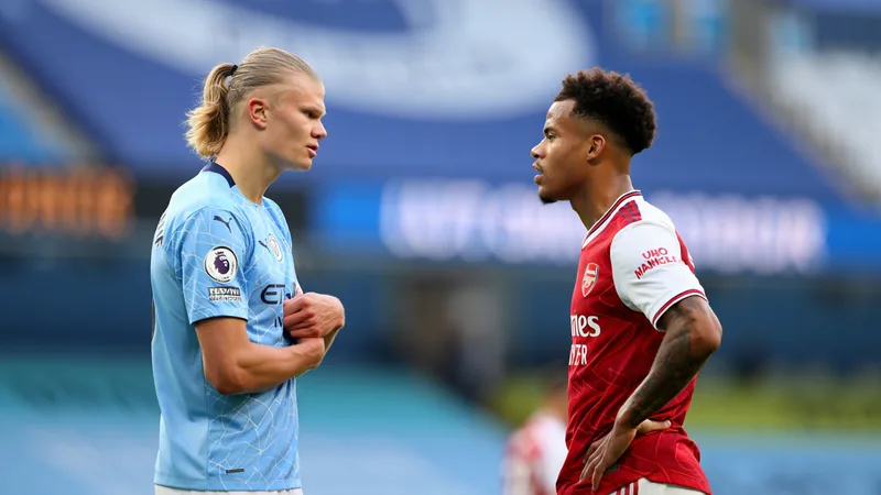 Mantén la humildad: la rivalidad de la Premier League llega al Erling Haaland y Gabriel se enfrentan en el campo del Estadio New York New Jersey durante el partido de octavos de final del Mundial entre Brasil y