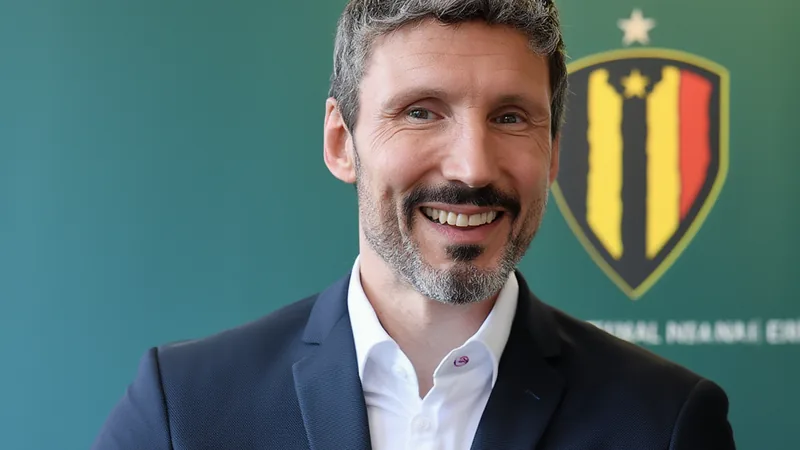 Mark van Bommel sustituye a Rudi Garcia como seleccionador de Bélgica Mark van Bommel posa con la camiseta de la selección belga en una rueda de prensa, con el logo de la RBFA al fondo. — latest news and analysis.