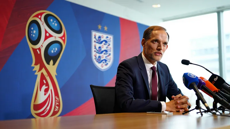 Tuchel pide a padres dejar ver el partido a sus hijos — Football Thomas Tuchel, seleccionador de Inglaterra, hablando en una rueda de prensa con el logo del Mundial de fondo — latest news and analysis.