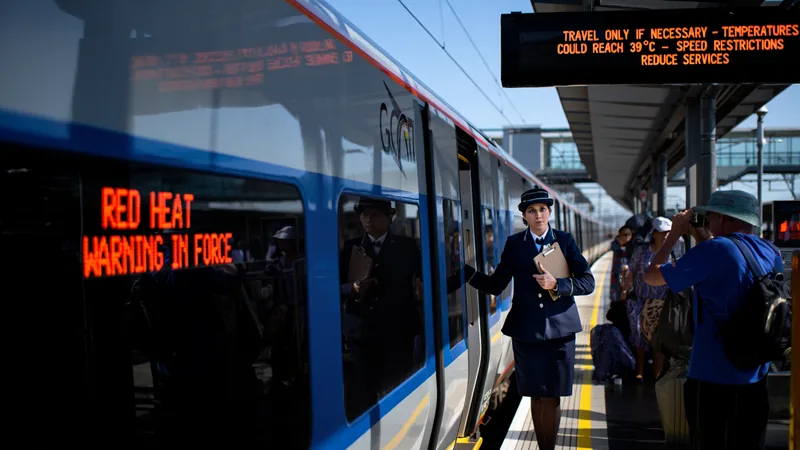 Canicule : les passagers invités à ne pas prendre le train