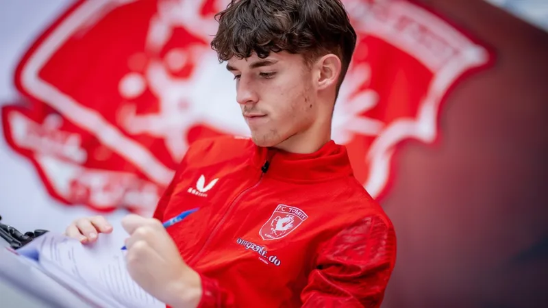 Ruud Nijstad prolonge à Twente jusqu'en 2029 — Football World Cup News Ruud Nijstad en action avec le maillot du FC Twente lors d'un match de championnat néerlandais — latest news and analysis.