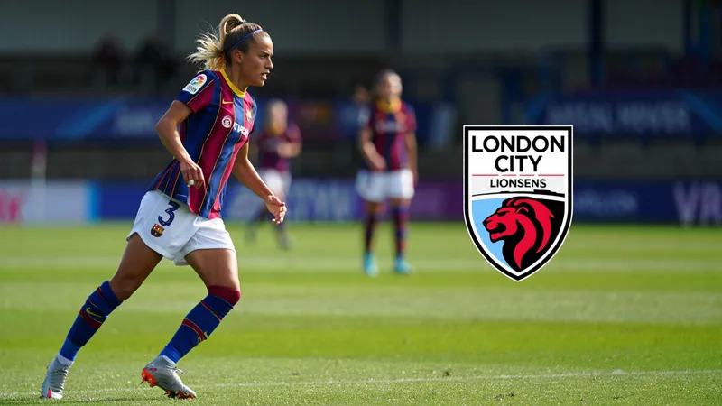 Mapi Leon rejoint London City Lionesses — Football World Cup News Mapi Leon en tenue de London City Lionesses posant avec un maillot du club sur un fond de stade moderne. — latest news and analysis.