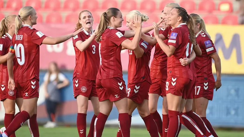 Dinamarca garante vaga no Mundial Feminino de 2027 como líder do grupo Dinamarca garante vaga no Mundial Feminino de 2027 como líder do grupo
