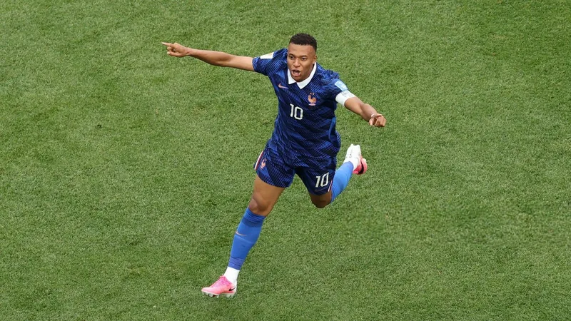 Mbappé chega a 3 gols em 2 jogos na Copa do Mundo de 2026