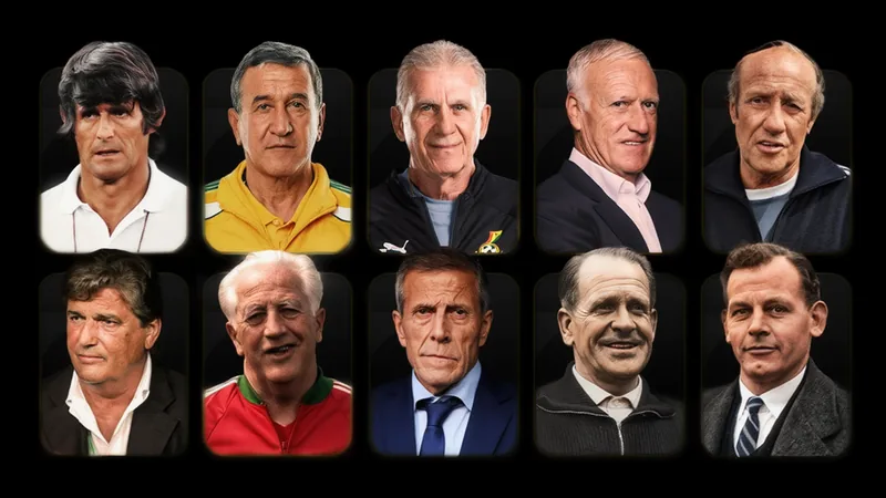 Treinadores com mais participações em Copas do Mundo