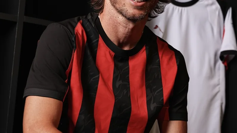 Luka Modrić renova com AC Milan e adia aposentadoria — Football World Luka Modrić com a camisa do AC Milan em campo, sorrindo e segurando a bola, com o estádio San Siro ao fundo. — latest news and analysis.