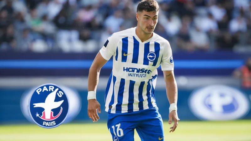 Paris FC fecha acordo por Diego Coppola com o Brighton — Football Jovem zagueiro italiano Diego Coppola com a camisa do Paris FC em um estádio de futebol, durante uma partida noturna. — latest news and analysis.