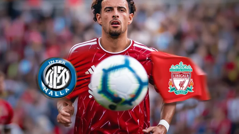 Inter mantém Jones como alvo e pode avançar por €35M — Football World Curtis Jones, meio-campista do Liverpool, em ação com a camisa vermelha durante uma partida, com o estádio ao fundo. — latest news and analysis.